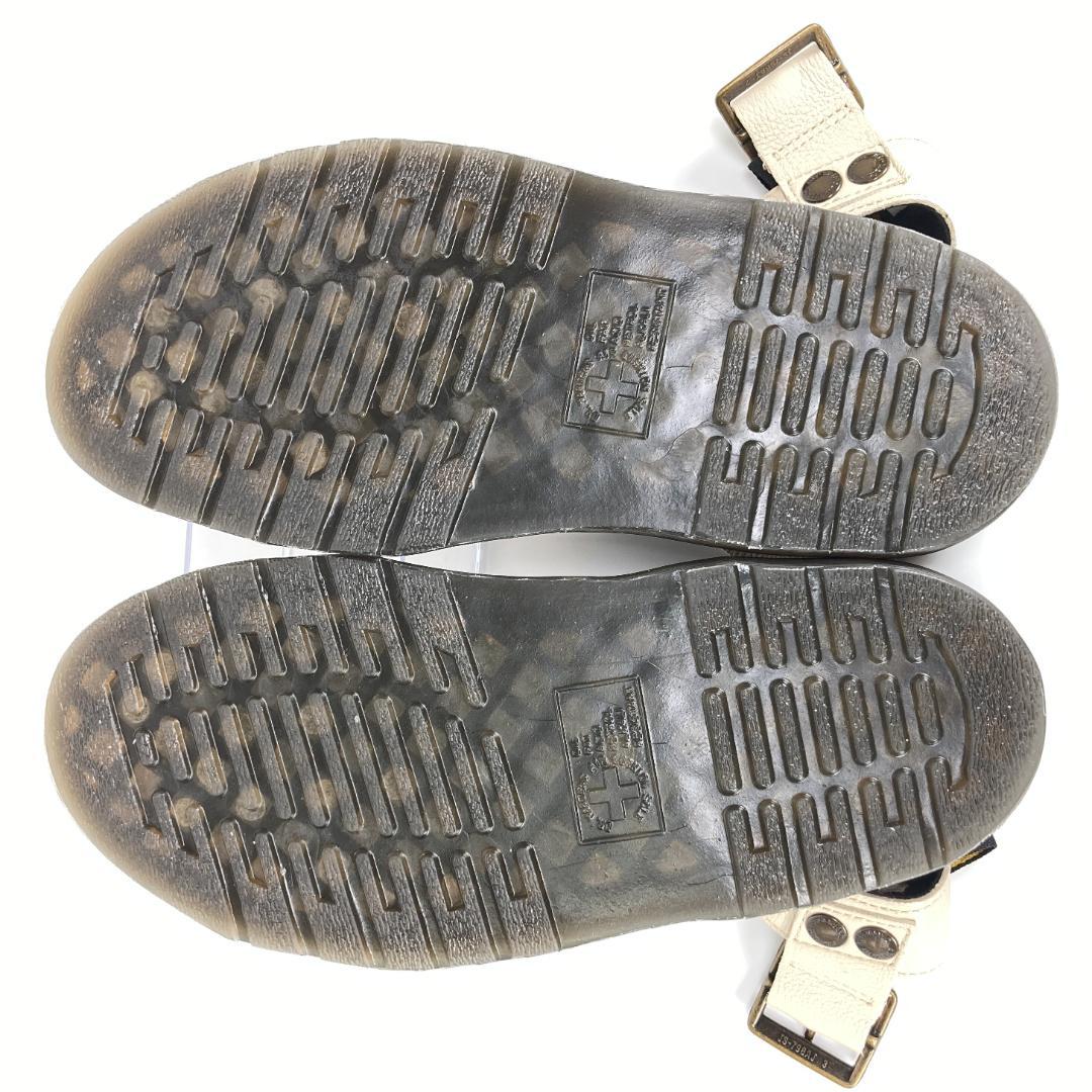 ドクターマーチン　GRYPHON QUAD　レザーストラップサンダル　ベージュ