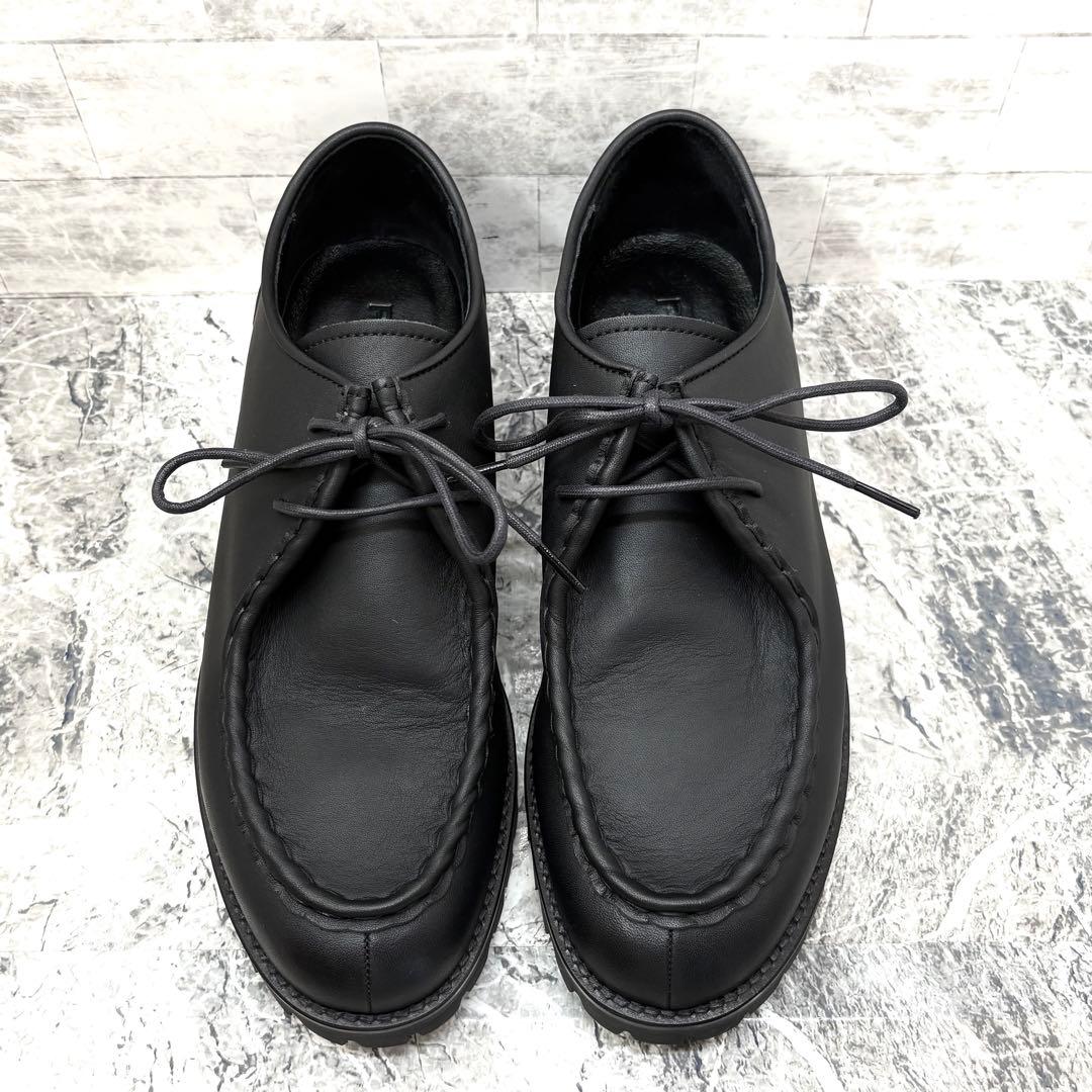 極美品✨ パドローネ チロリアンシューズ 27cm相当 ブラック 防水 晴雨兼用