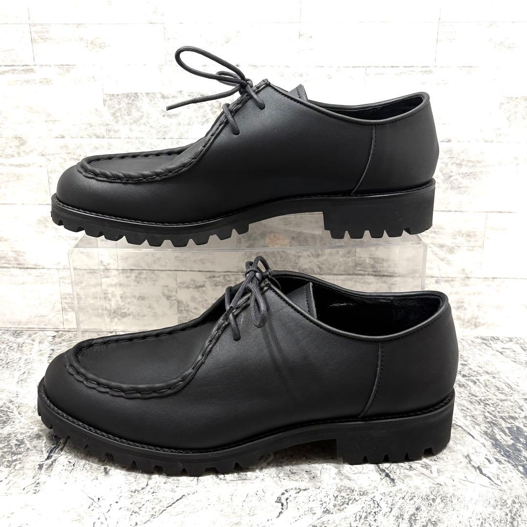 極美品✨ パドローネ チロリアンシューズ 27cm相当 ブラック 防水 晴雨兼用
