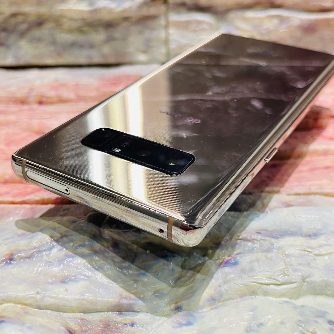 SIMフリー Galaxy Note8 64GB メープルゴールド 電池良好