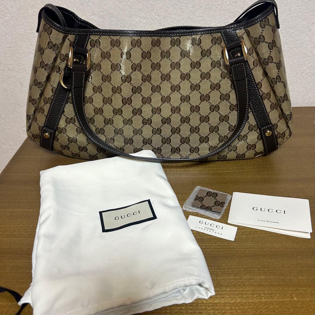 GUCCI グッチ ハンドバッグ トートバッグ ビニールコーティング
