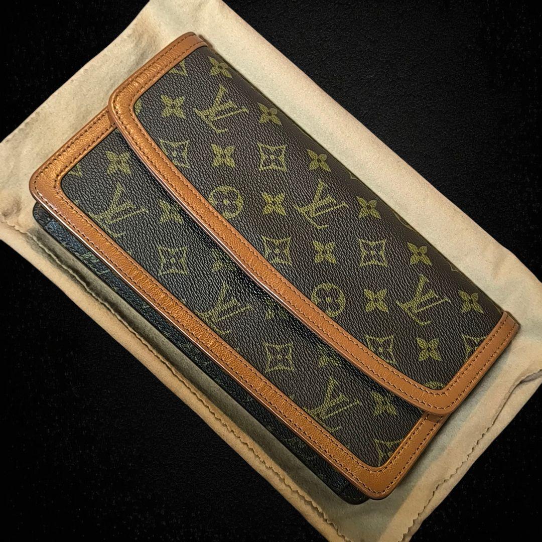 【難あり】LOUIS VUITTON　ポシェット・ダム　モノグラム