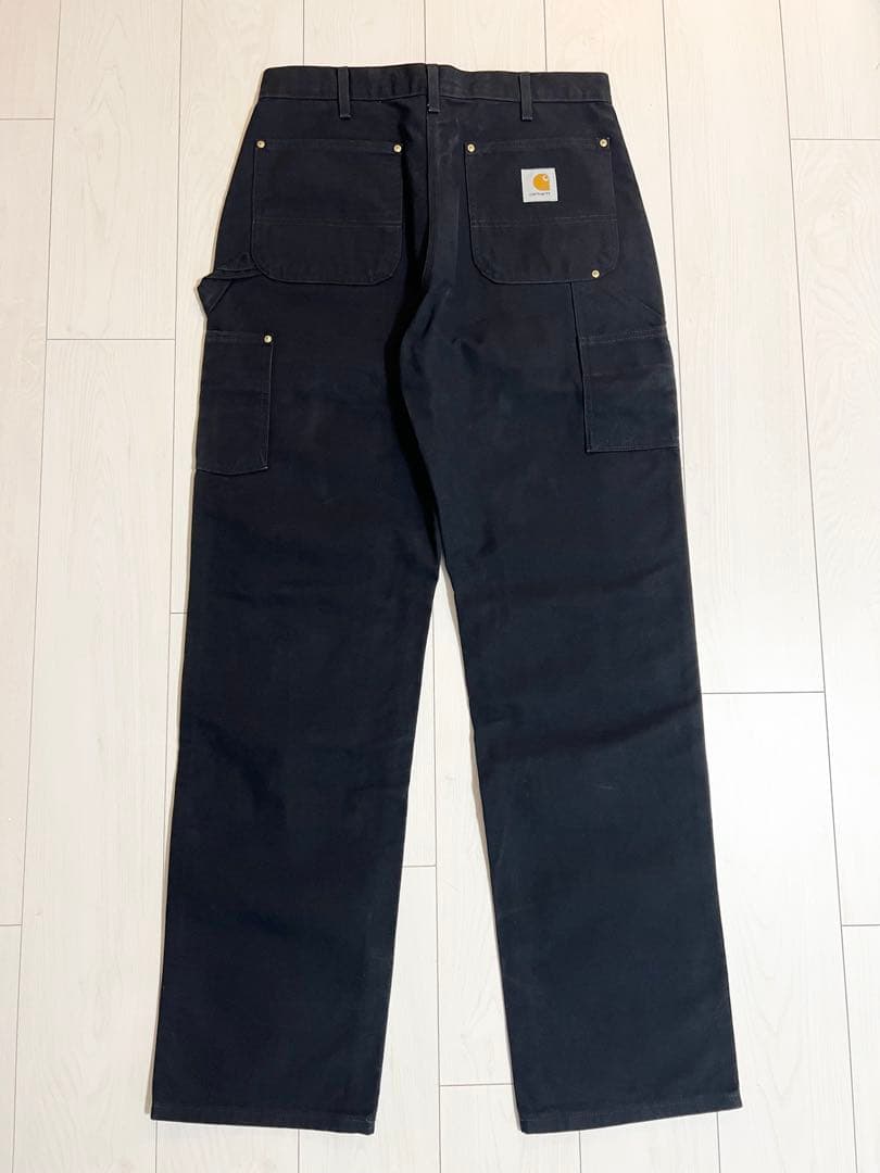 デッド 90s Carhartt カーハート ダブルニー 黒 ブラック USA製