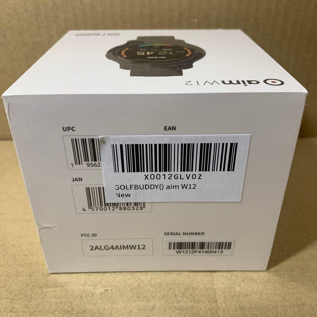 新品未開封　ゴルフバディー　aim W12 フルカラー タッチ ゴルフウォッチ