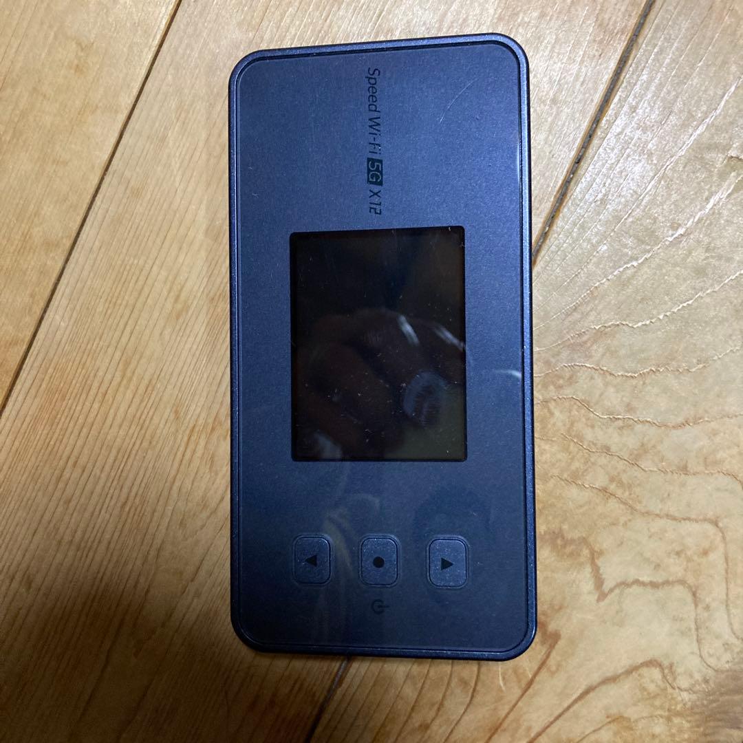 Speed Wi-Fi 5G X12ブラック クレードル付き