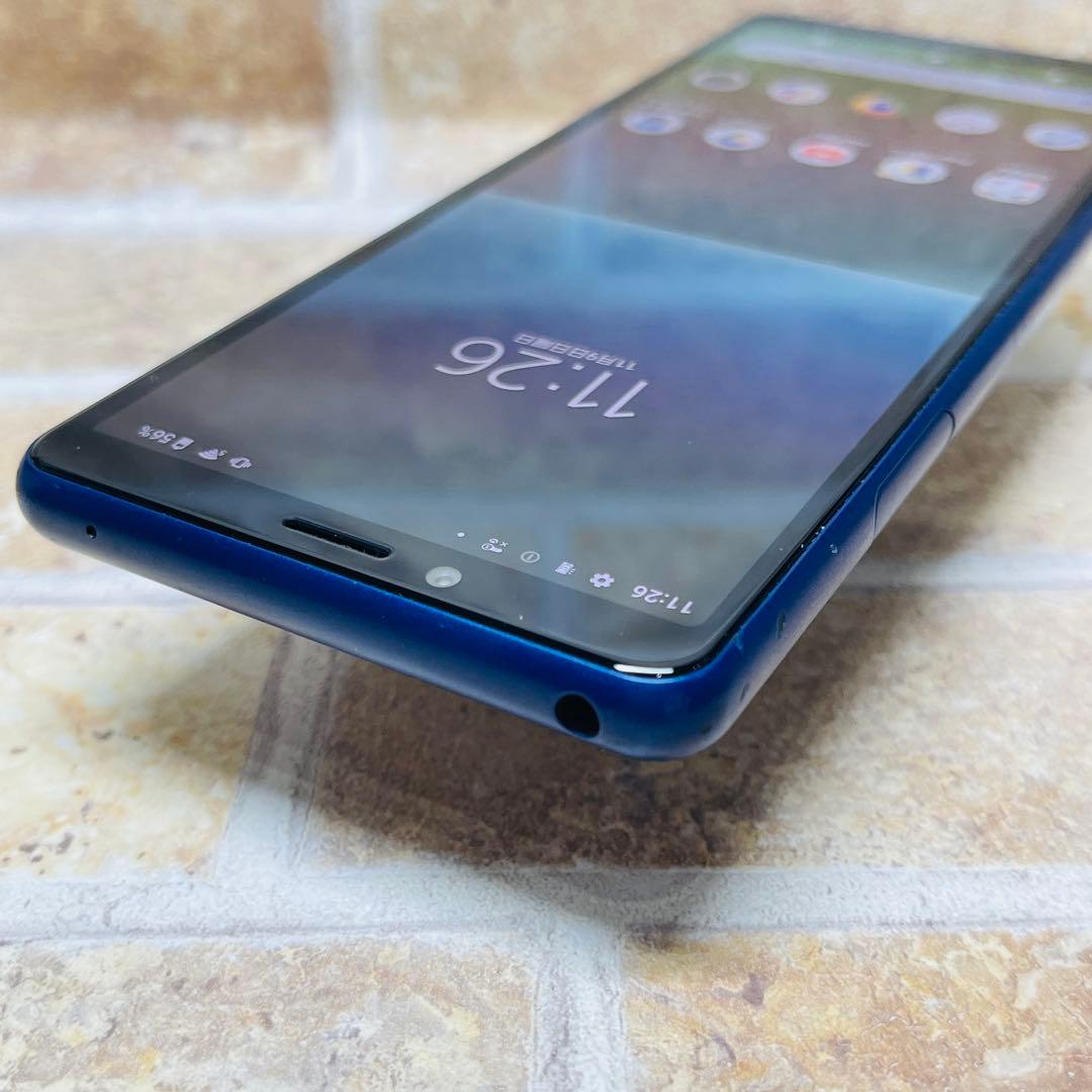 SIMフリー Xperia 10 Ⅱ 64GB ブルー 電池良好