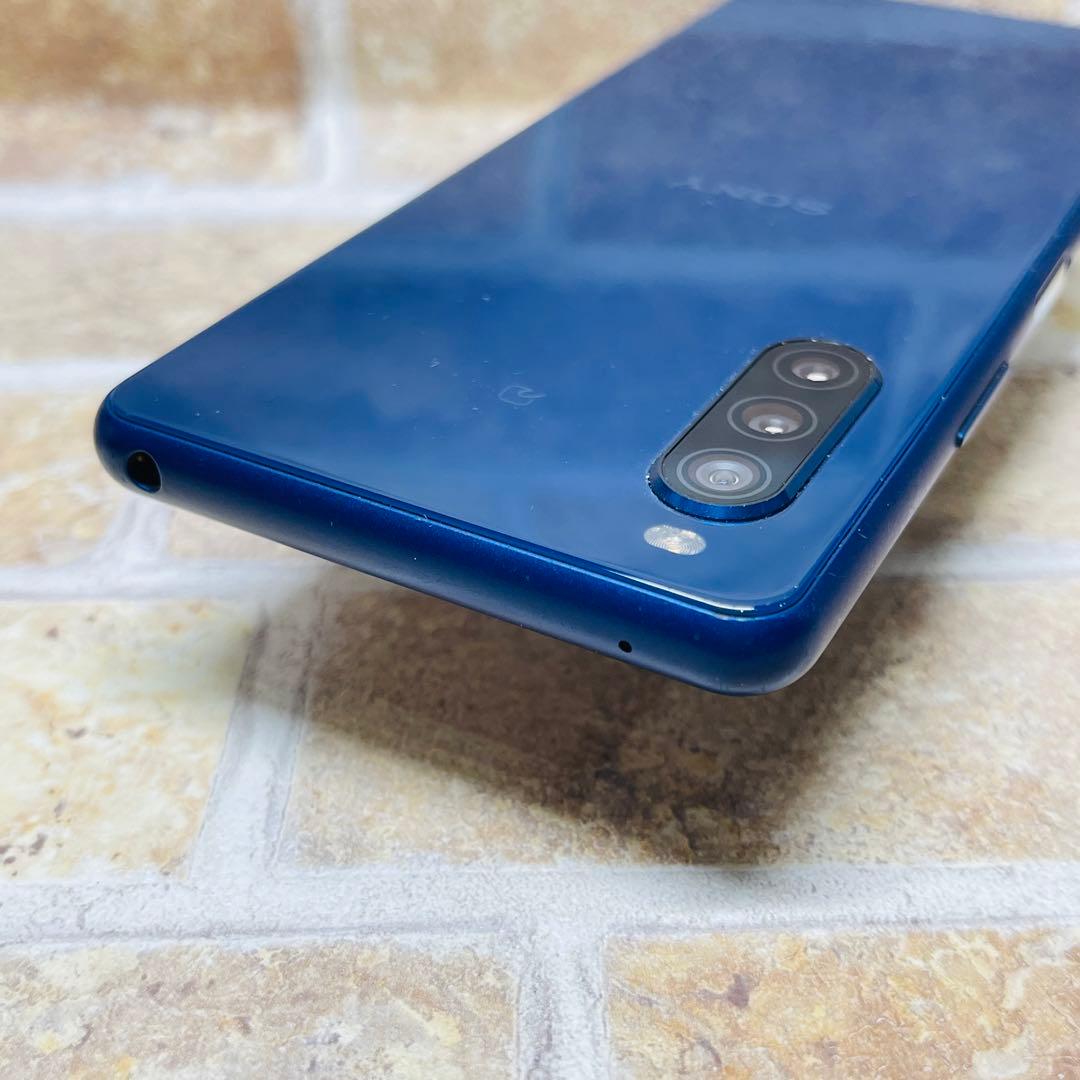 SIMフリー Xperia 10 Ⅱ 64GB ブルー 電池良好