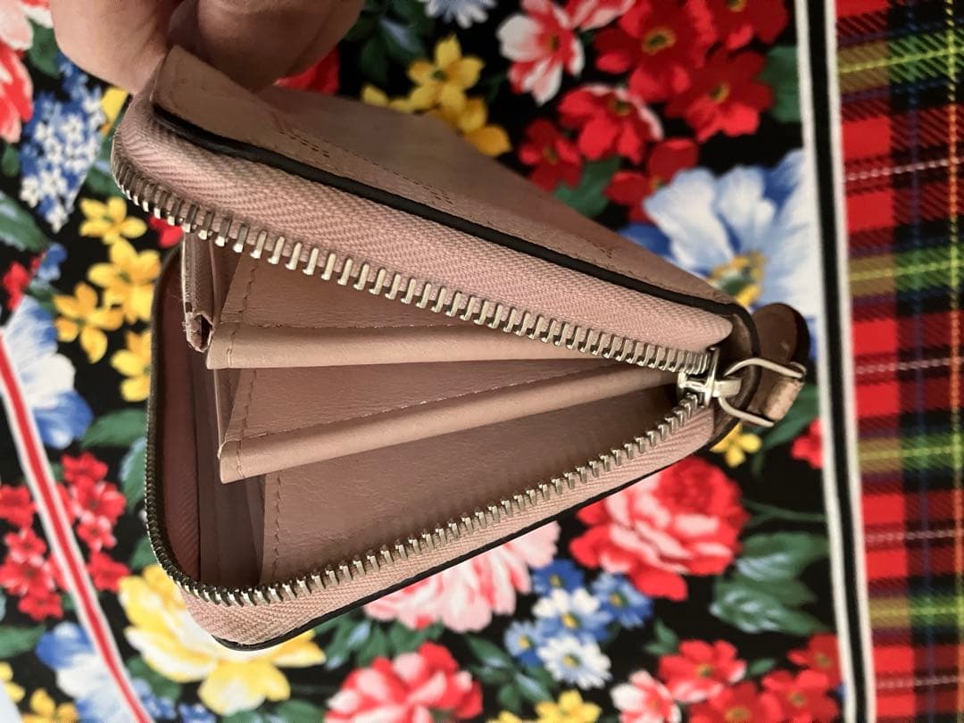 値下げ！！美品！ルイヴィトンマヒナ長財布ピンク系　付属品付き