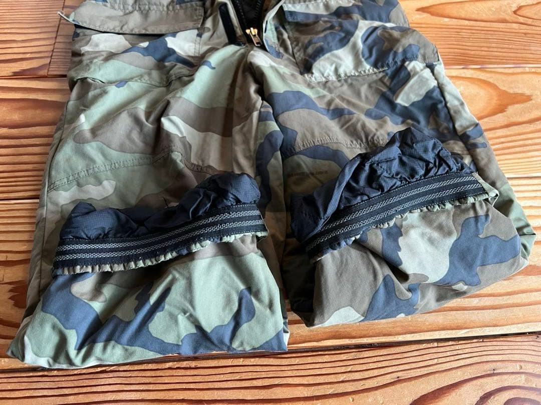 The North Face 迷彩柄　110cm スノーウェア　つなぎ