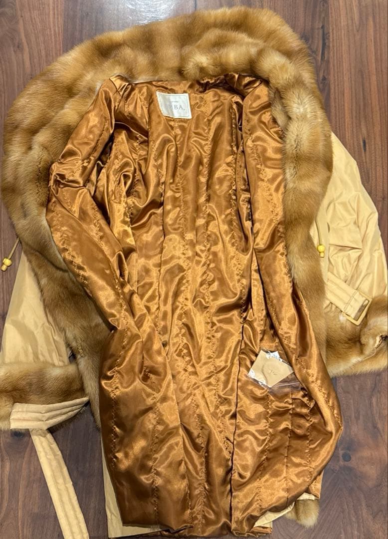 EMBA ファー付きコート　ジャケット