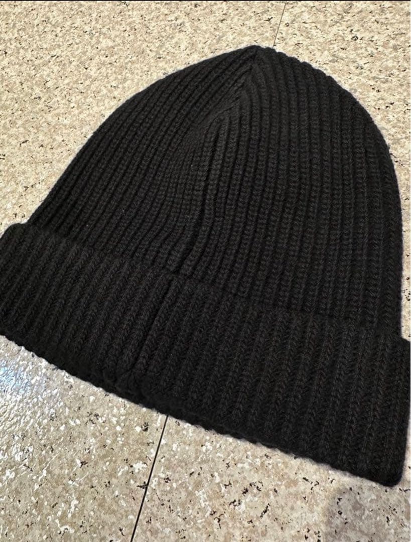 CELINE ブラック ビーニー　ニット帽