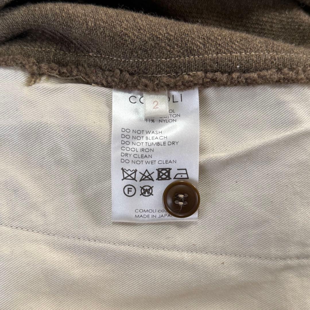 COMOLI 19AW W/C/Pジャケットドローストリングパンツ セットアップ