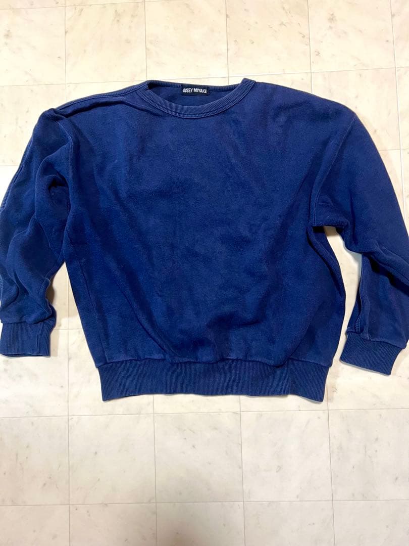 ISSEY MIYAKE ネイビー スウェット M