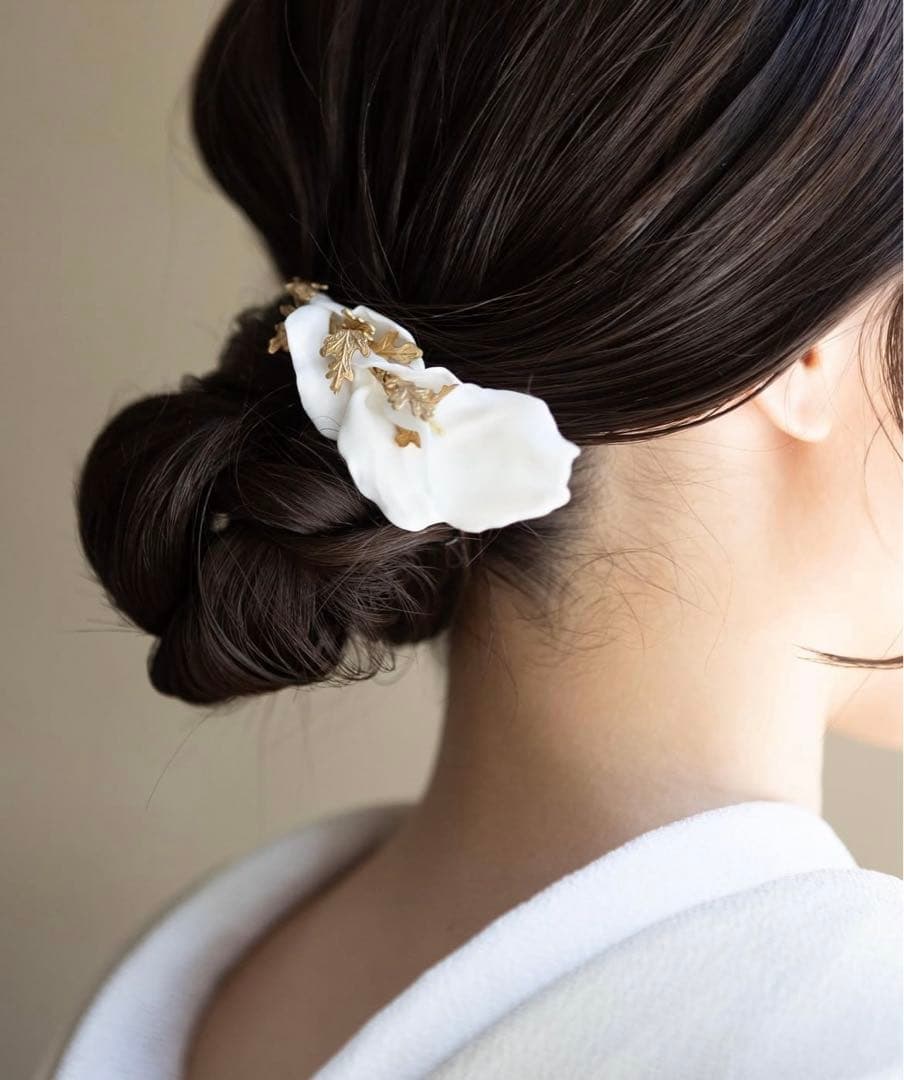 【美品】flua 2way flower haired