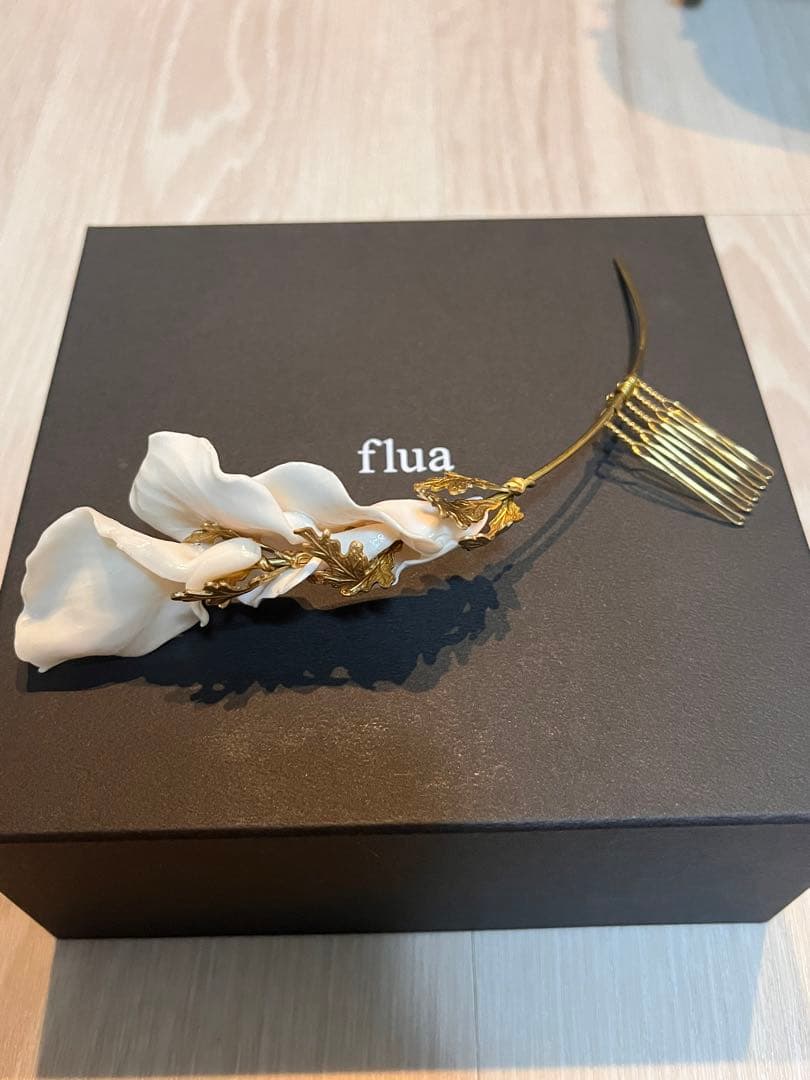 【美品】flua 2way flower haired