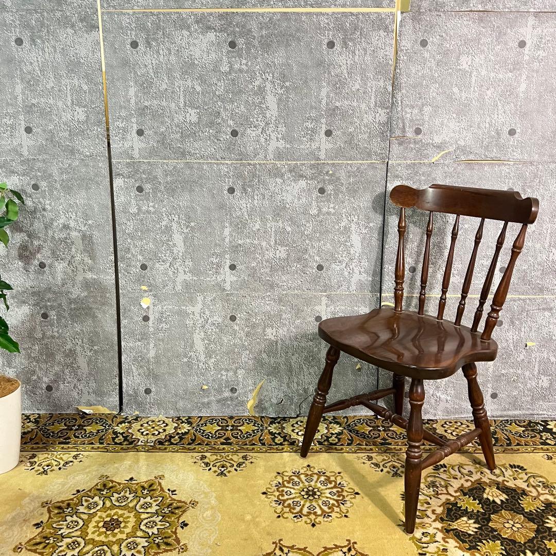 ꧁飛騨産業 HIDA꧂キツツキマーク ウィンザーチェア ダイニング 食卓椅子