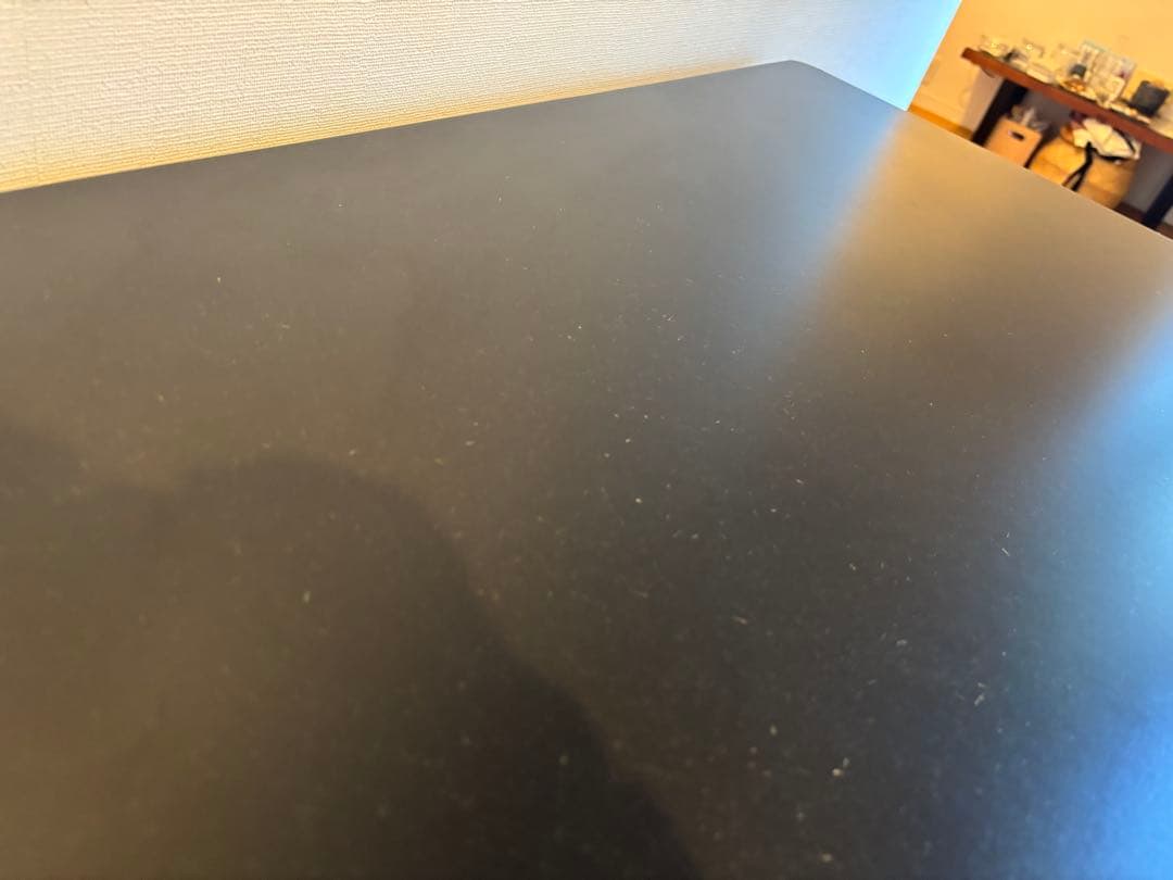 無印良品スチールパイプデスクL 1200 ダークグレー