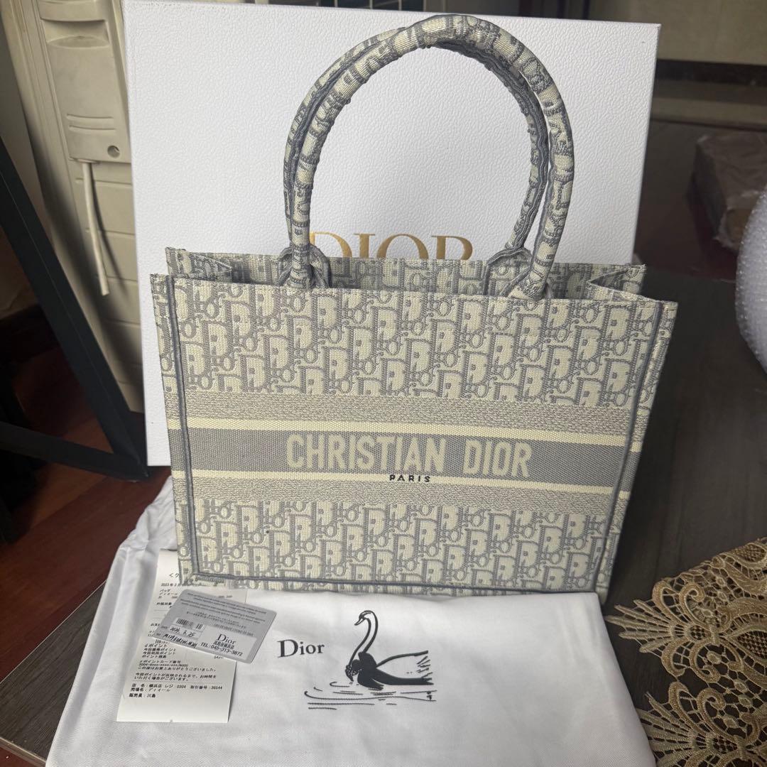 トートバッグ グレー 中型 保存袋付き