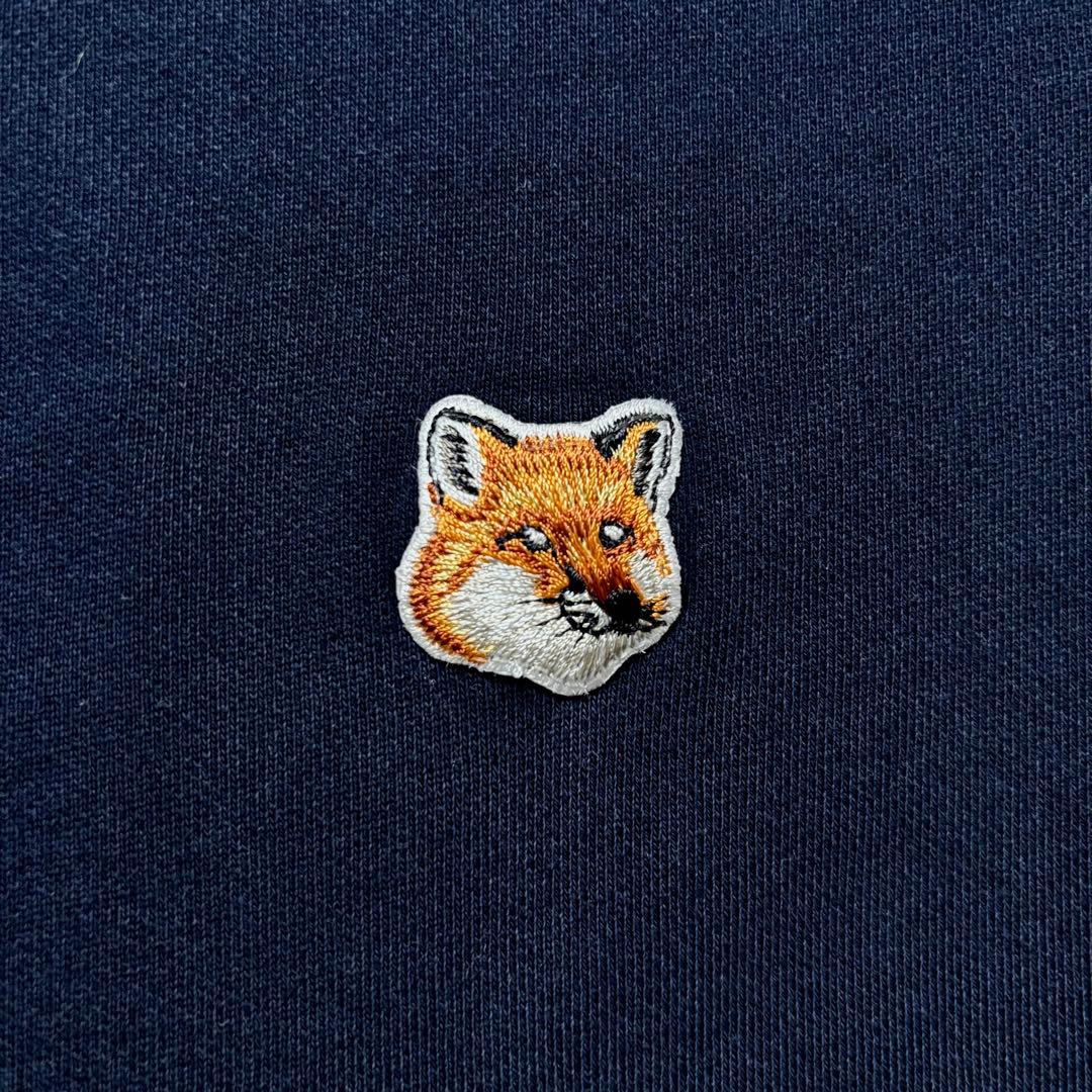 超美品 メゾンキツネ MAISON KITSUNÉ スウェット ネイビー M