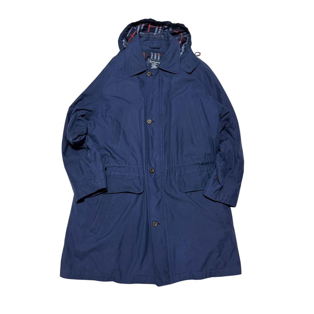 Burberry’s ダウンライナー付き モッズコート L チェック ネイビー