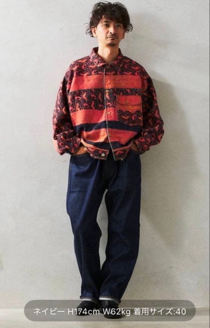 Levi's ダークブルーストレートデニム