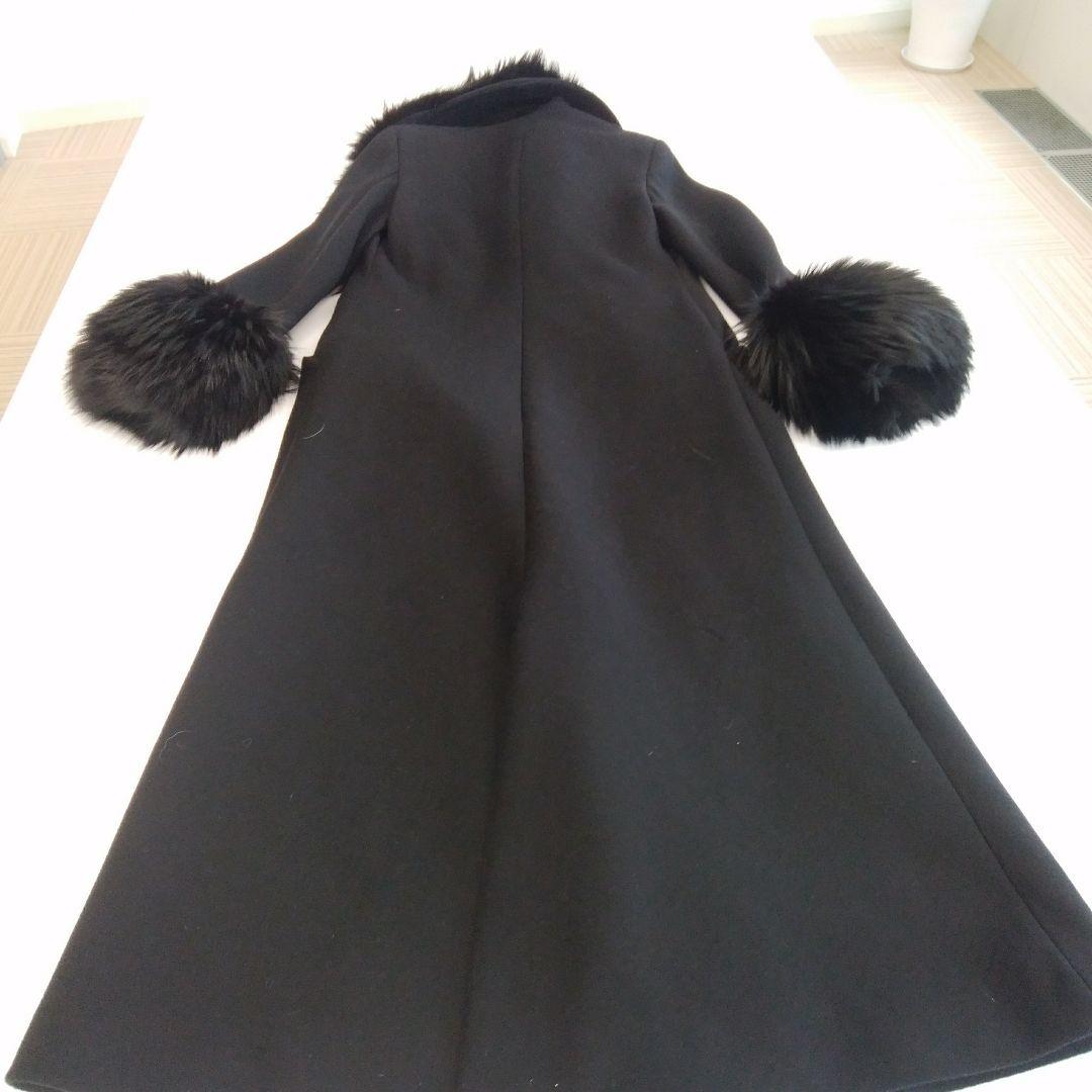 新品　ジョルジオアルマーニ　ファー付カシミアコート