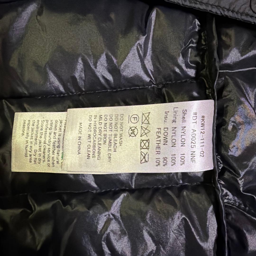 DANTON グレー ダウンジャケット M