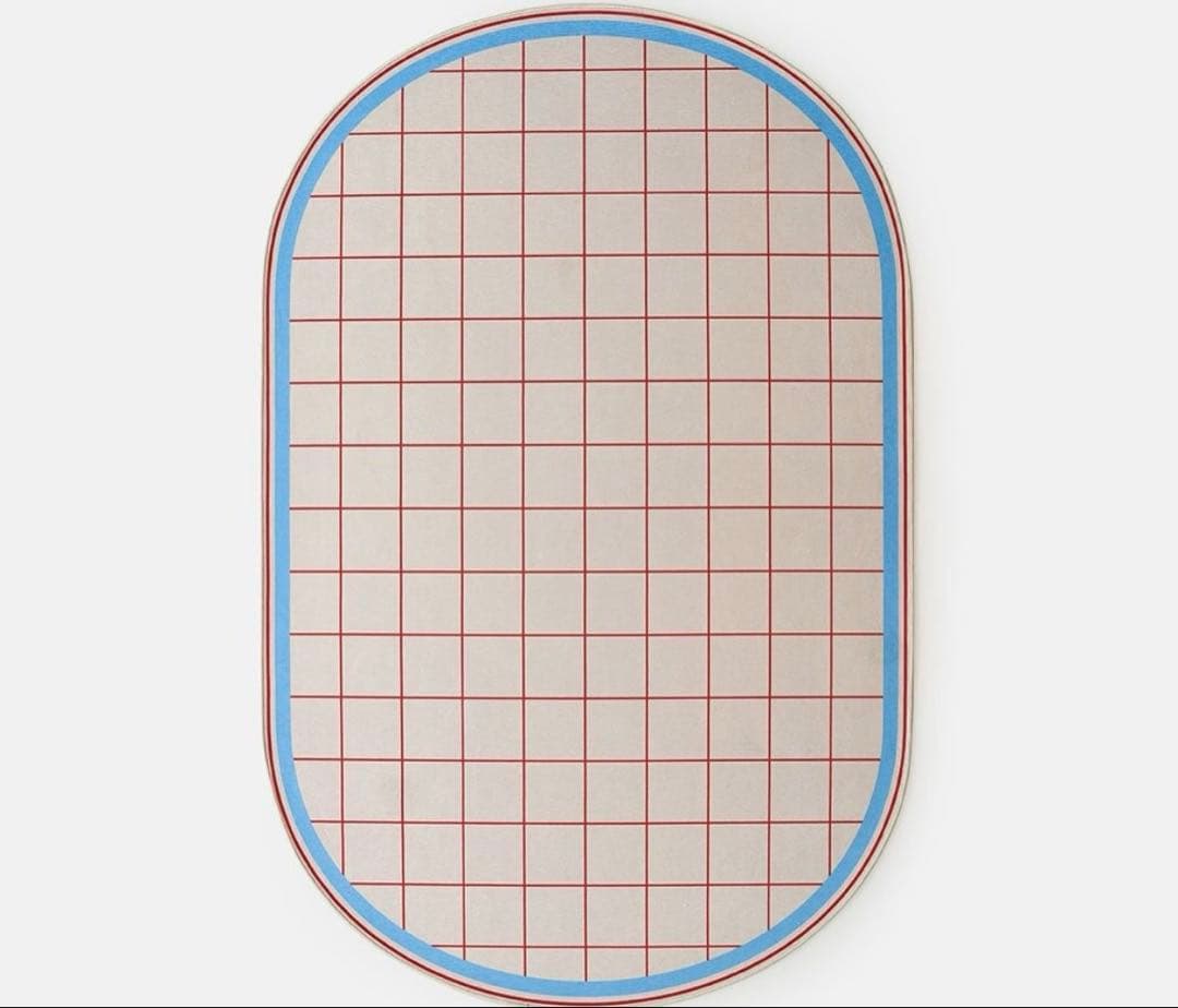 Ohouse BWTZラグ タイルチェック レッド 韓国インテリア160×240