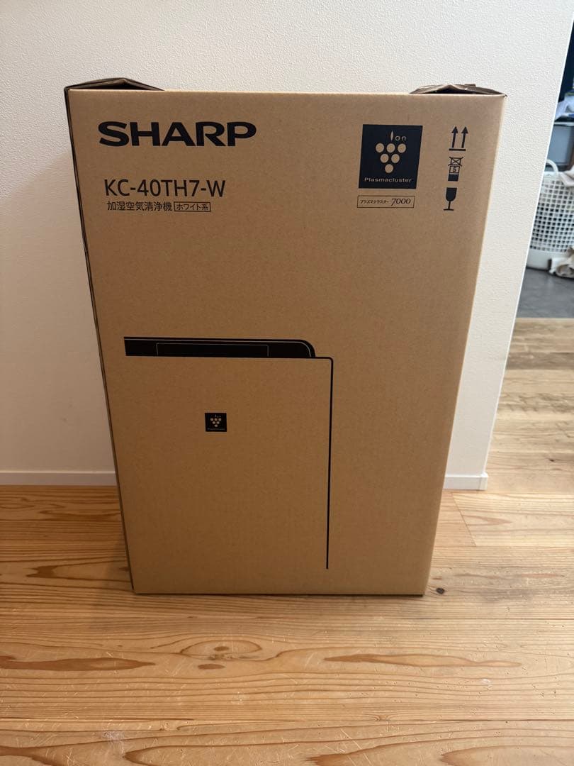 SHARP プラズマクラスター　空気清浄機 KC-40TH7-W ホワイト
