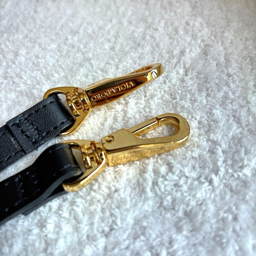 【未使用品】VIOLAd'ORO ヴィオラドーロ かごバッグ　ショルダー