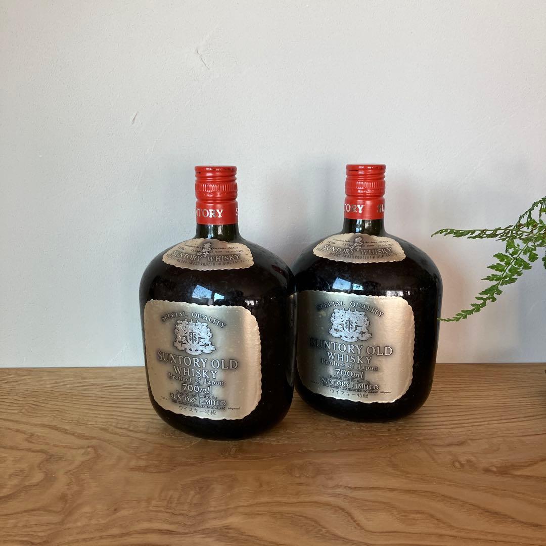 古酒 サントリーオールド シルバーラベル 700ml 2本組 箱入り