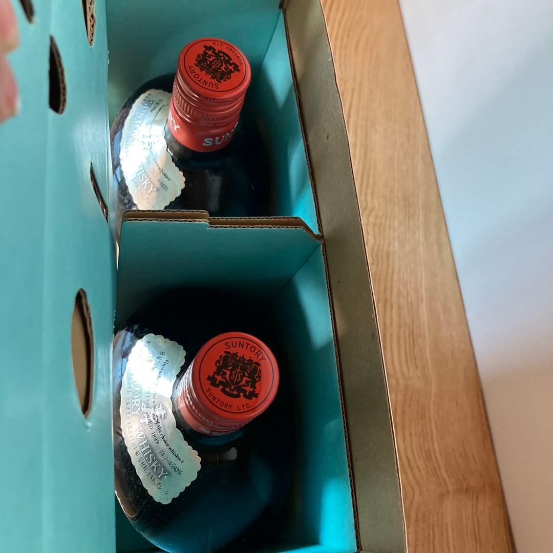 古酒 サントリーオールド シルバーラベル 700ml 2本組 箱入り