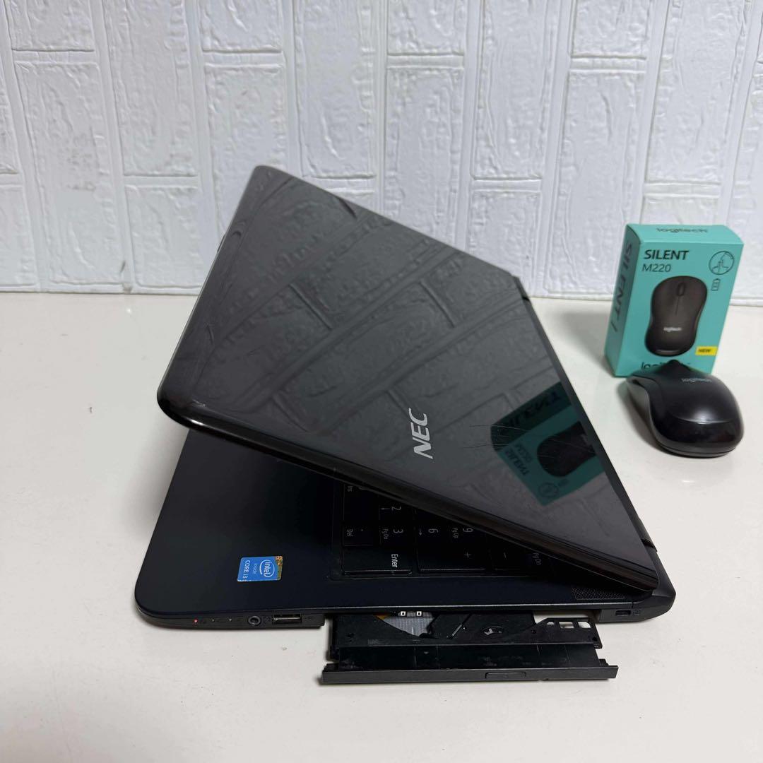 Windows11 オフィス付き　高速起動SSD Webカメラ　NECノートPC