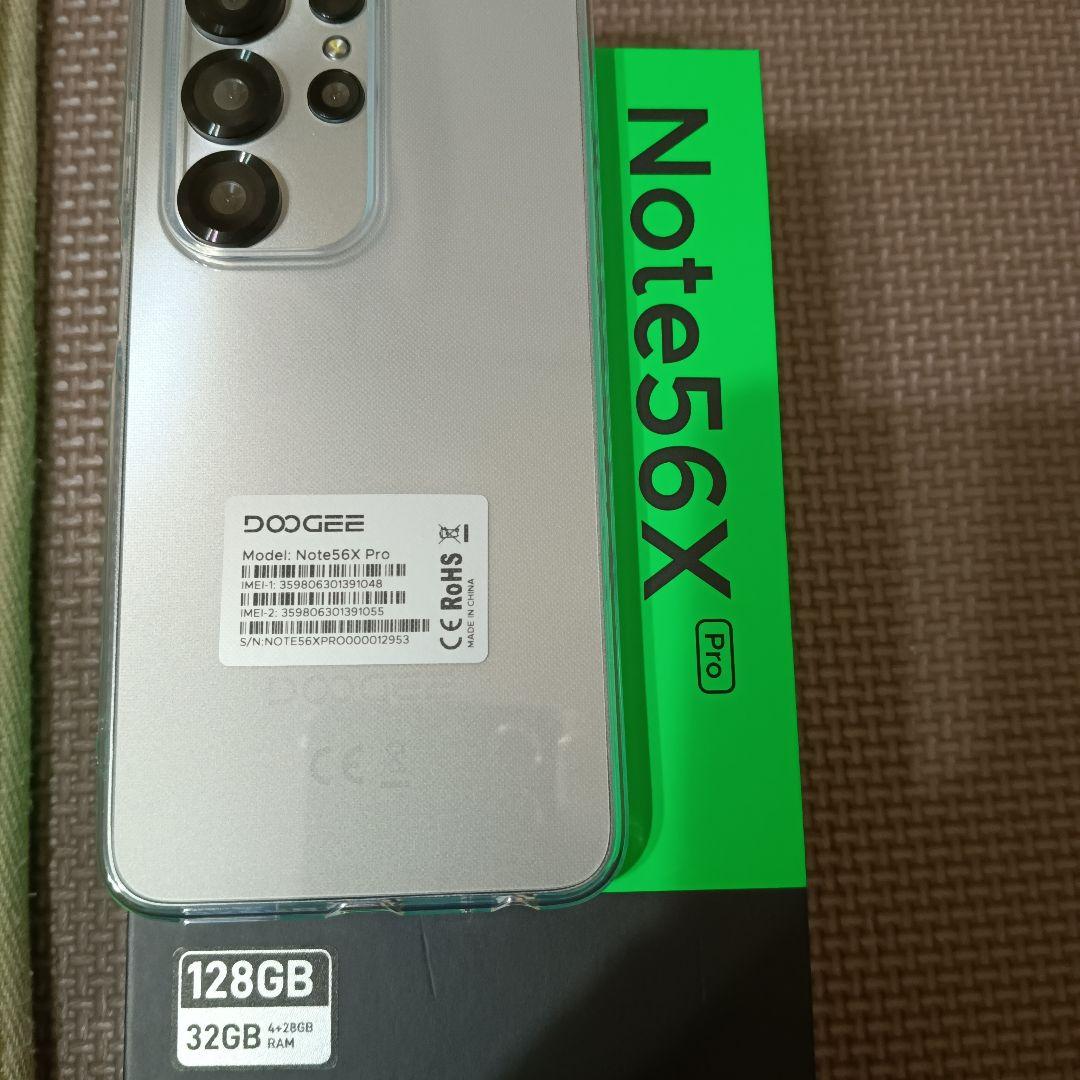 DOOGEE Note56X Pro android16 ミストグレー