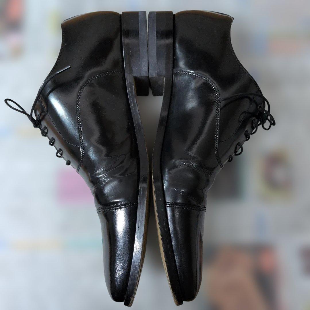 パ*二様 REGAL　革靴　メンズ　ストレートチップ　黒　サイズ27cm