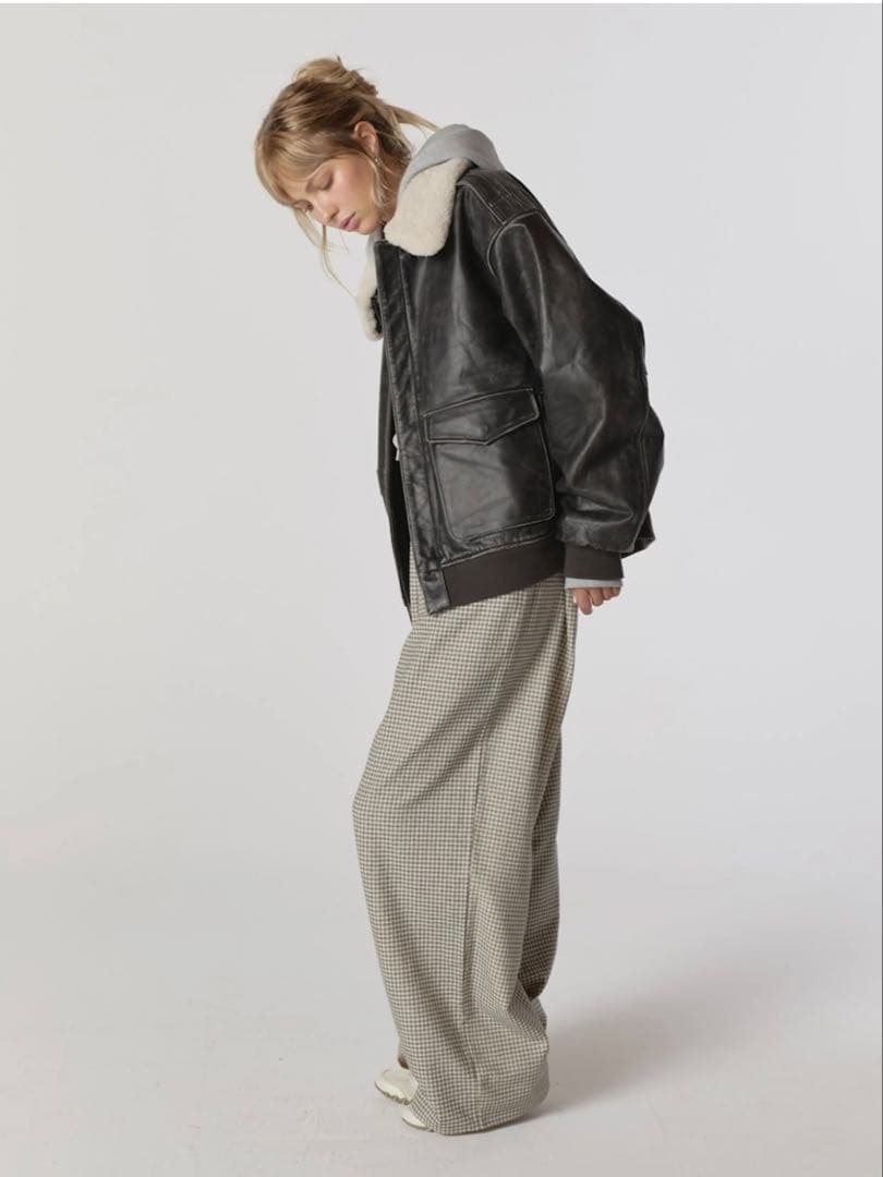 ジャケット・アウター Glowny AIR FORCE LEATHER JACKET