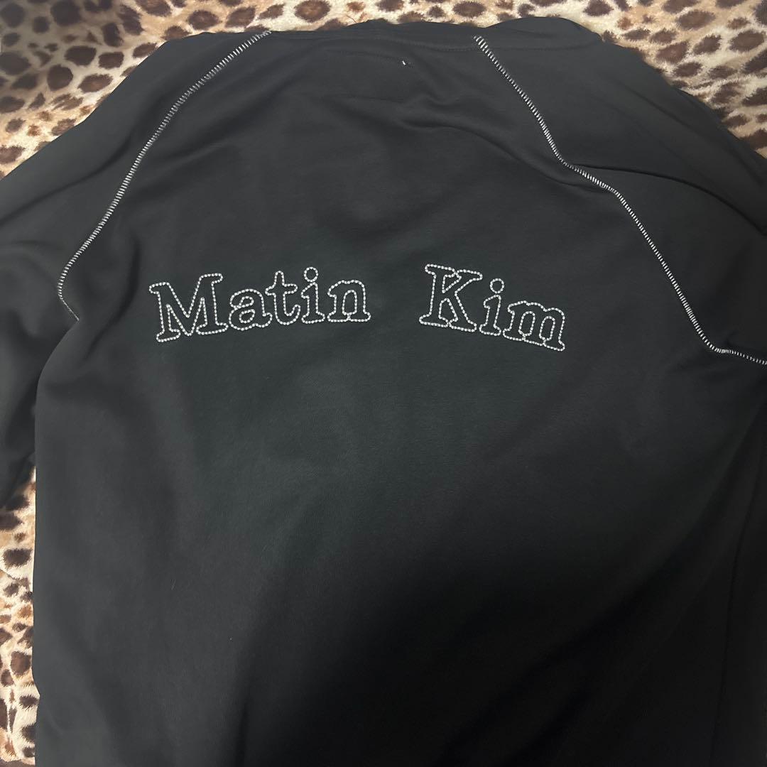 Matin Kim パーカー　ブラック　レディース