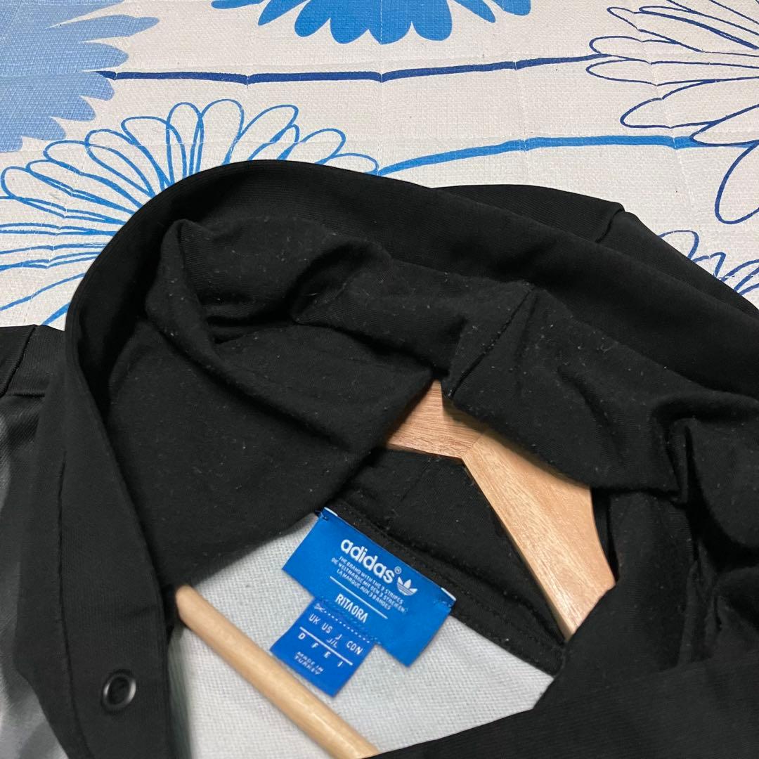 【希少】adidas ×リタオラ トレフォイル　ロゴ　スモーク パーカー
