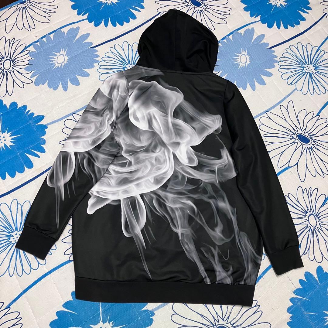 【希少】adidas ×リタオラ トレフォイル　ロゴ　スモーク パーカー