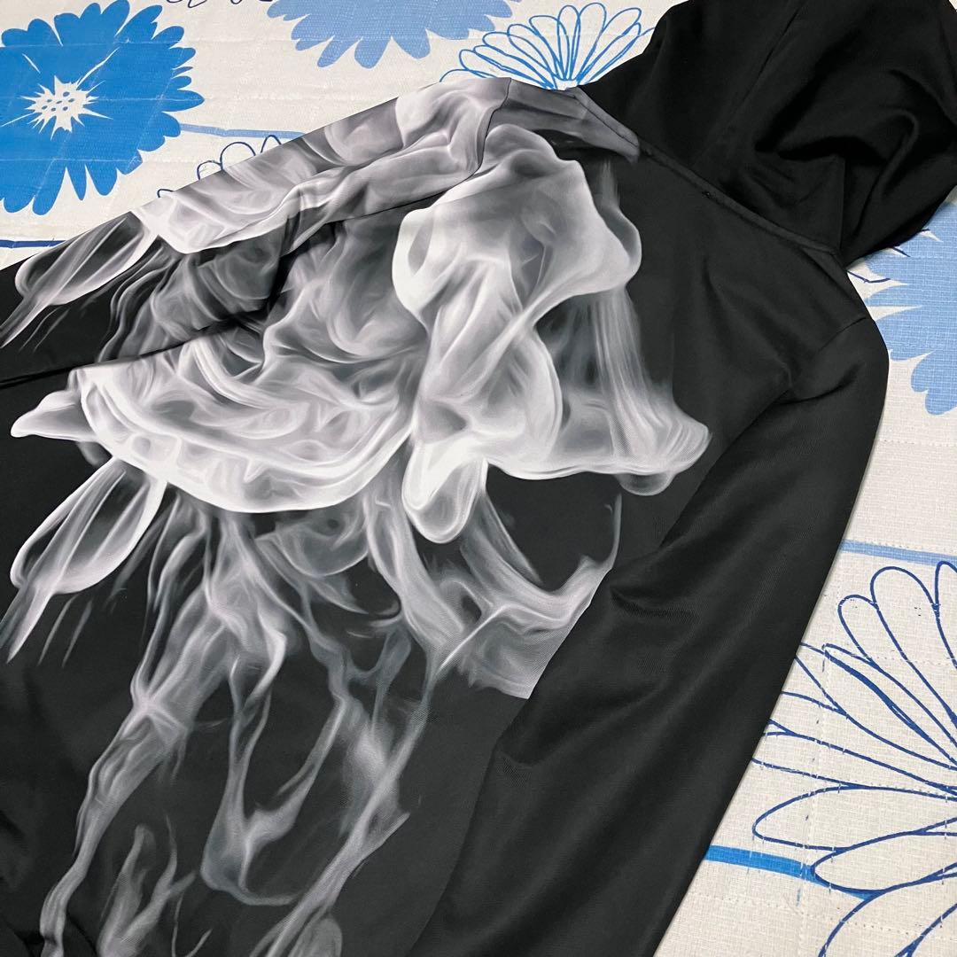 【希少】adidas ×リタオラ トレフォイル　ロゴ　スモーク パーカー