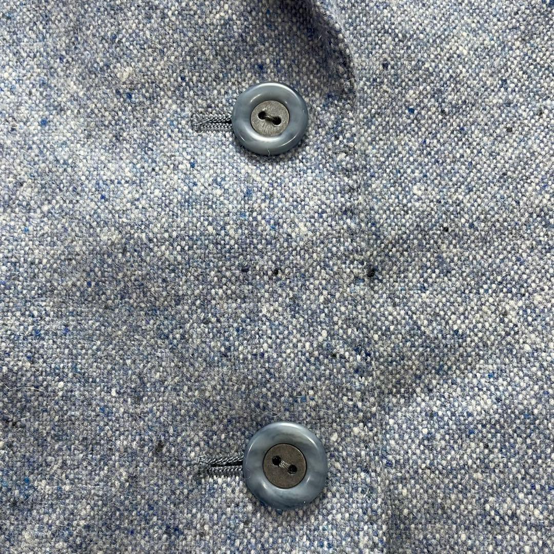 カシミヤ100%✨レリアン テーラードジャケット ジョンストンズ 水色 M 美品