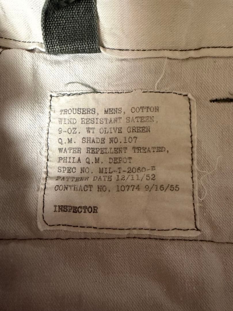 [米軍実物] Mサイズ 50s US ARMY M-51 パンツ ビンテージ