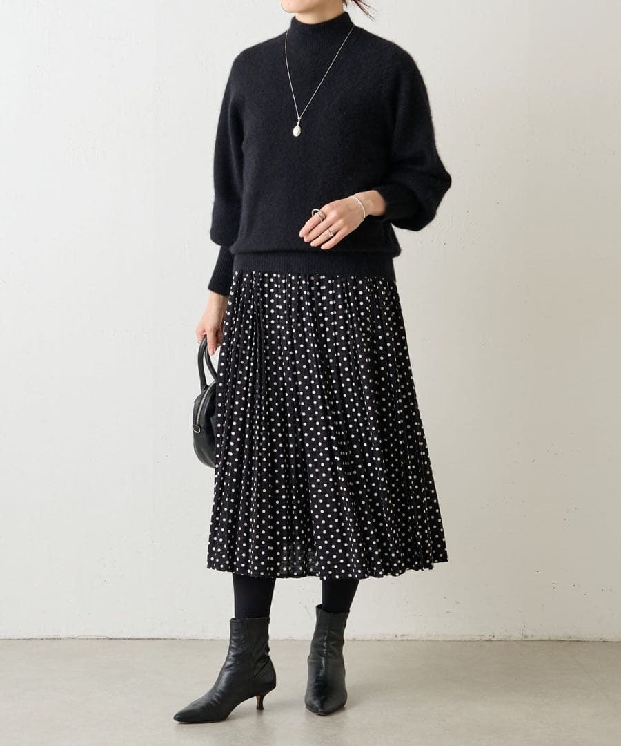 ビアズリー　BEARDSLEY ドットギャザー　ワンピース　サイズ1 M L用