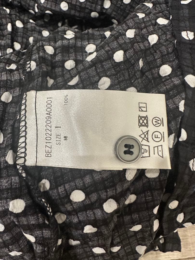 ビアズリー　BEARDSLEY ドットギャザー　ワンピース　サイズ1 M L用