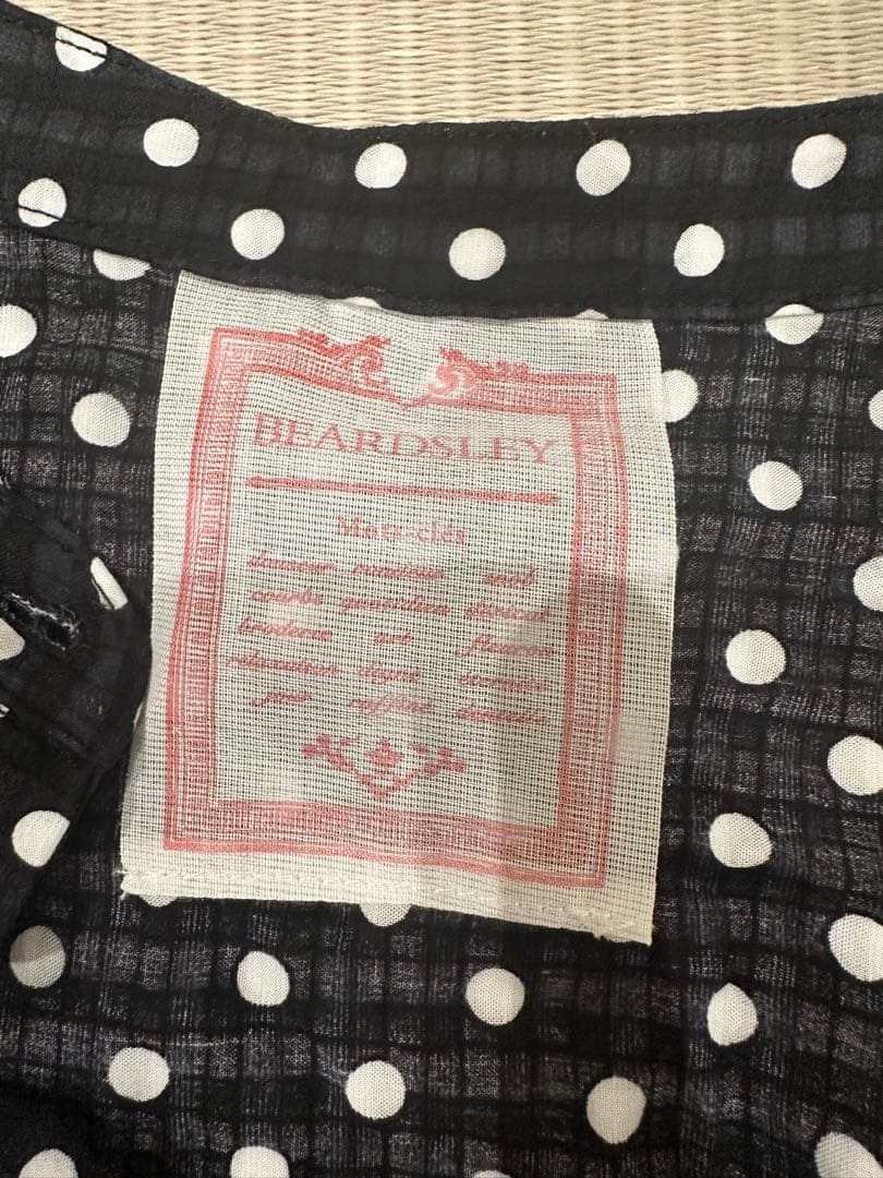 ビアズリー　BEARDSLEY ドットギャザー　ワンピース　サイズ1 M L用