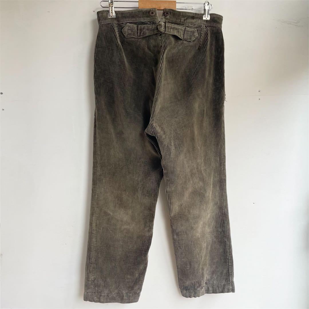 30s 40s モンサンミッシェル コーデュロイパンツ ヴィンテージ 古着