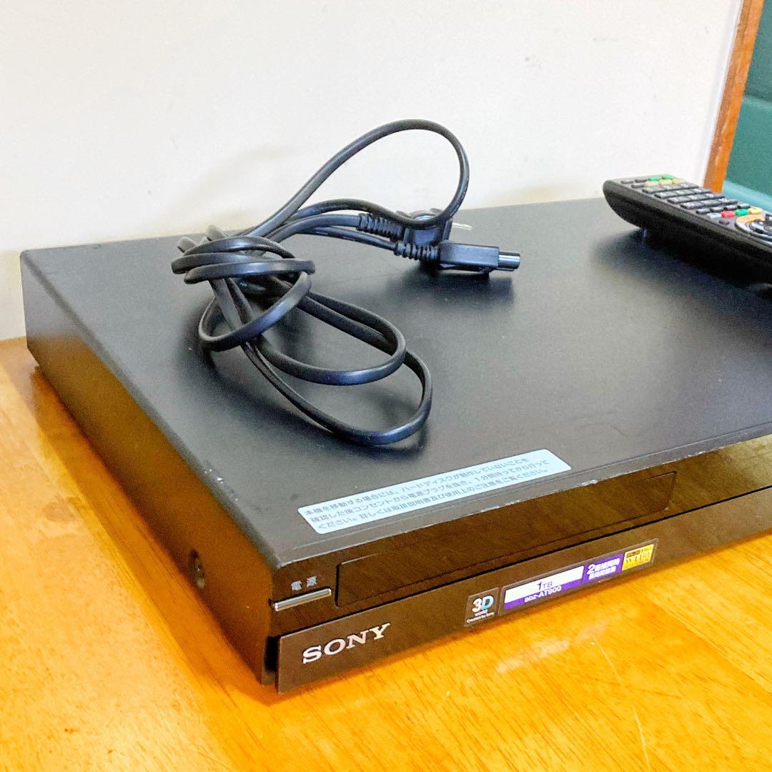 リモコン無し　SONY ソニーブルーレイレコーダー HDD 1TB 2チューナー