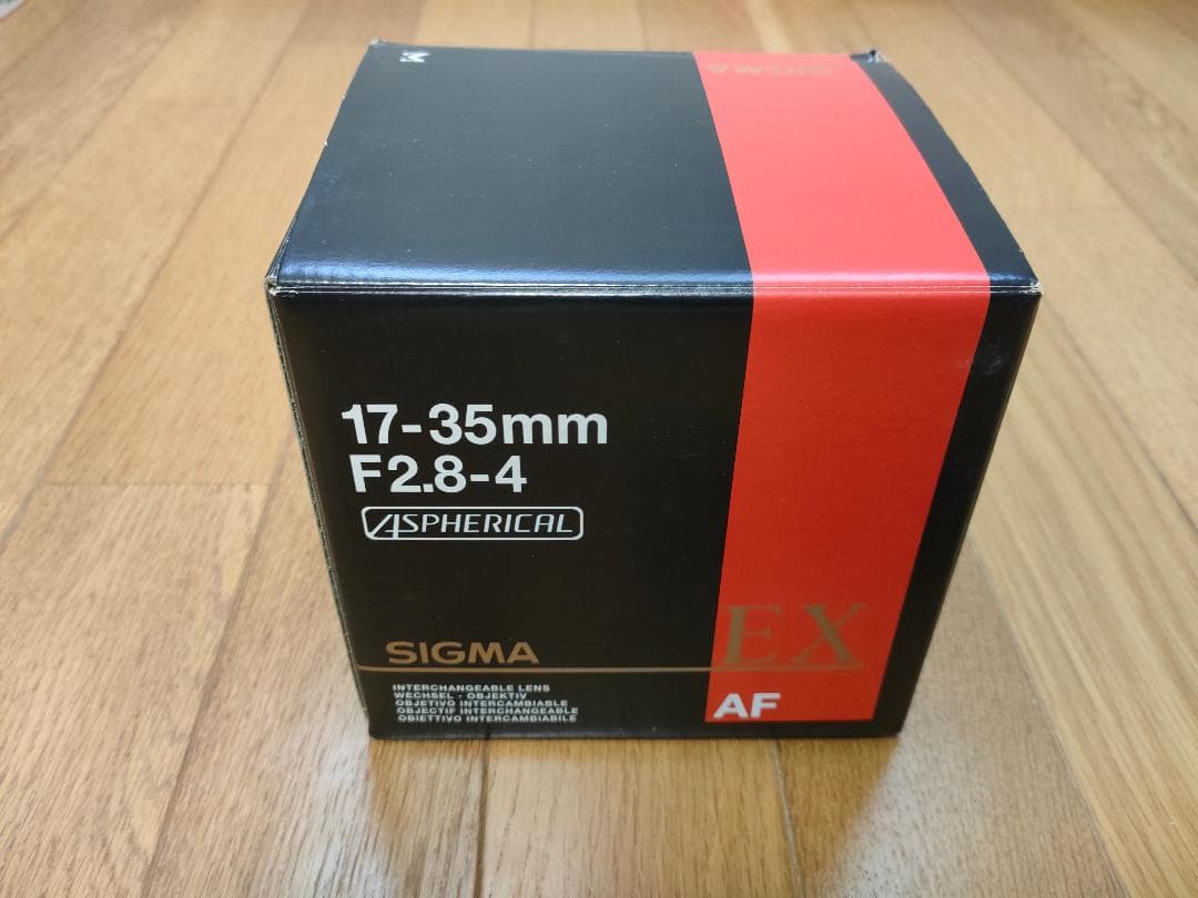 レンズ(ズーム) SIGMA 17-35mm F2.8-4 EX DG ASPHERICAL