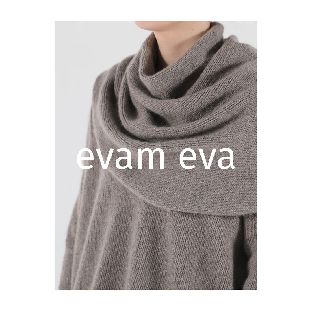 小物 evameva. cashmere sable snood otter gray