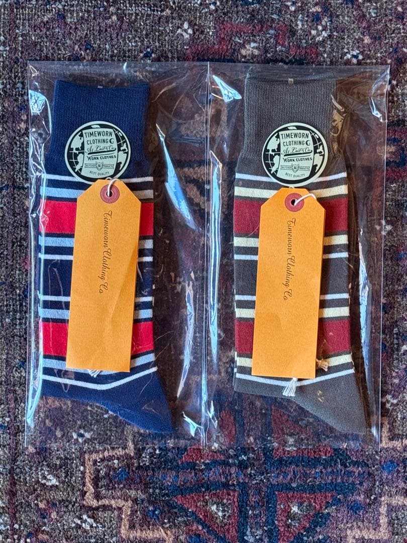 At Last ボーダーソックス